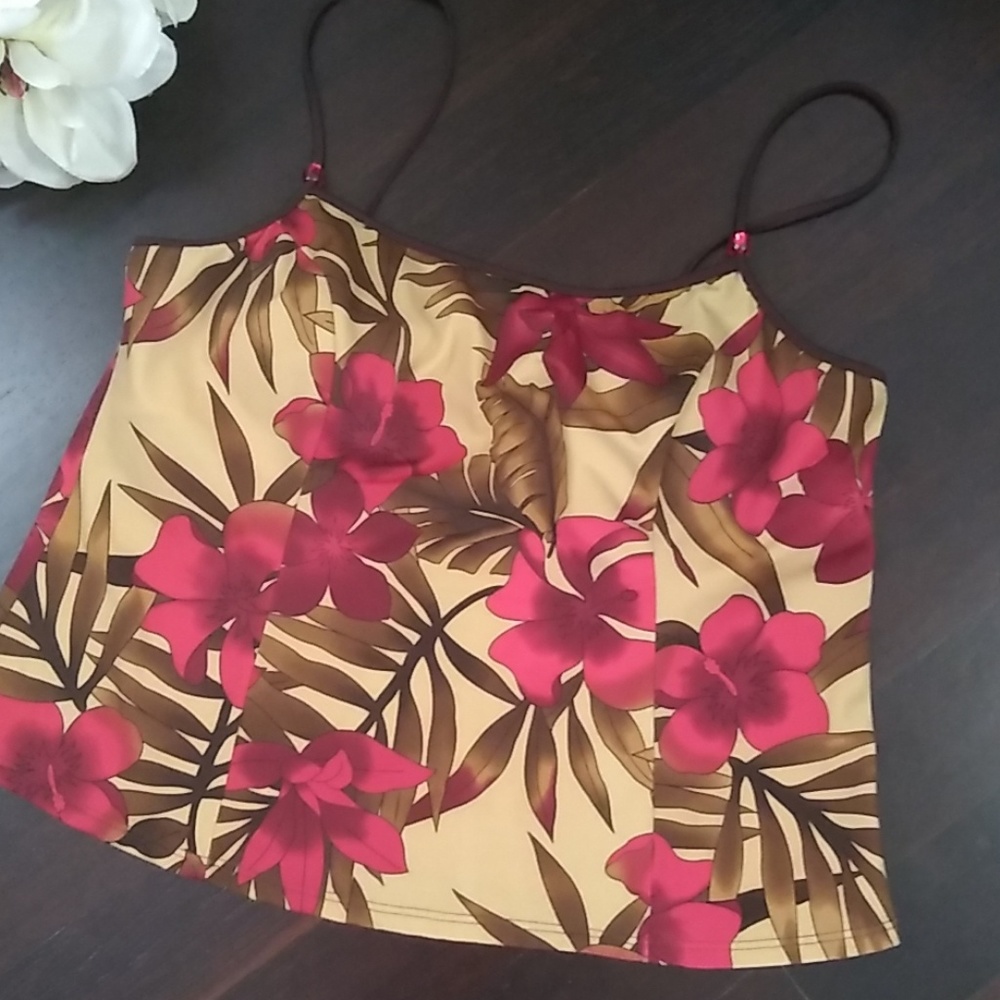 ❤️SOLD! ❤️ Gorgeous Tropical Tankini - Picture 1 of 7